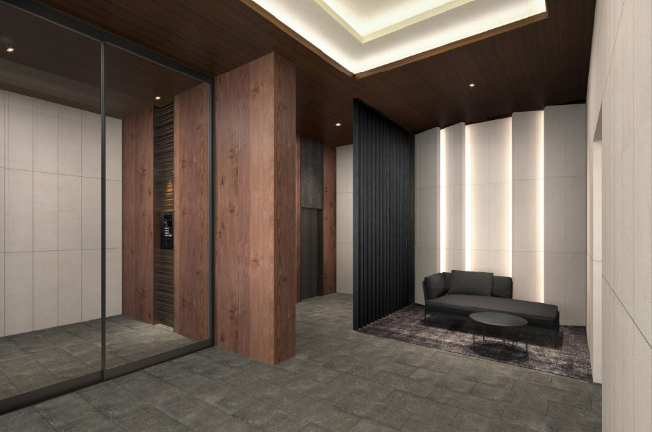 エントランスの完成予想パース