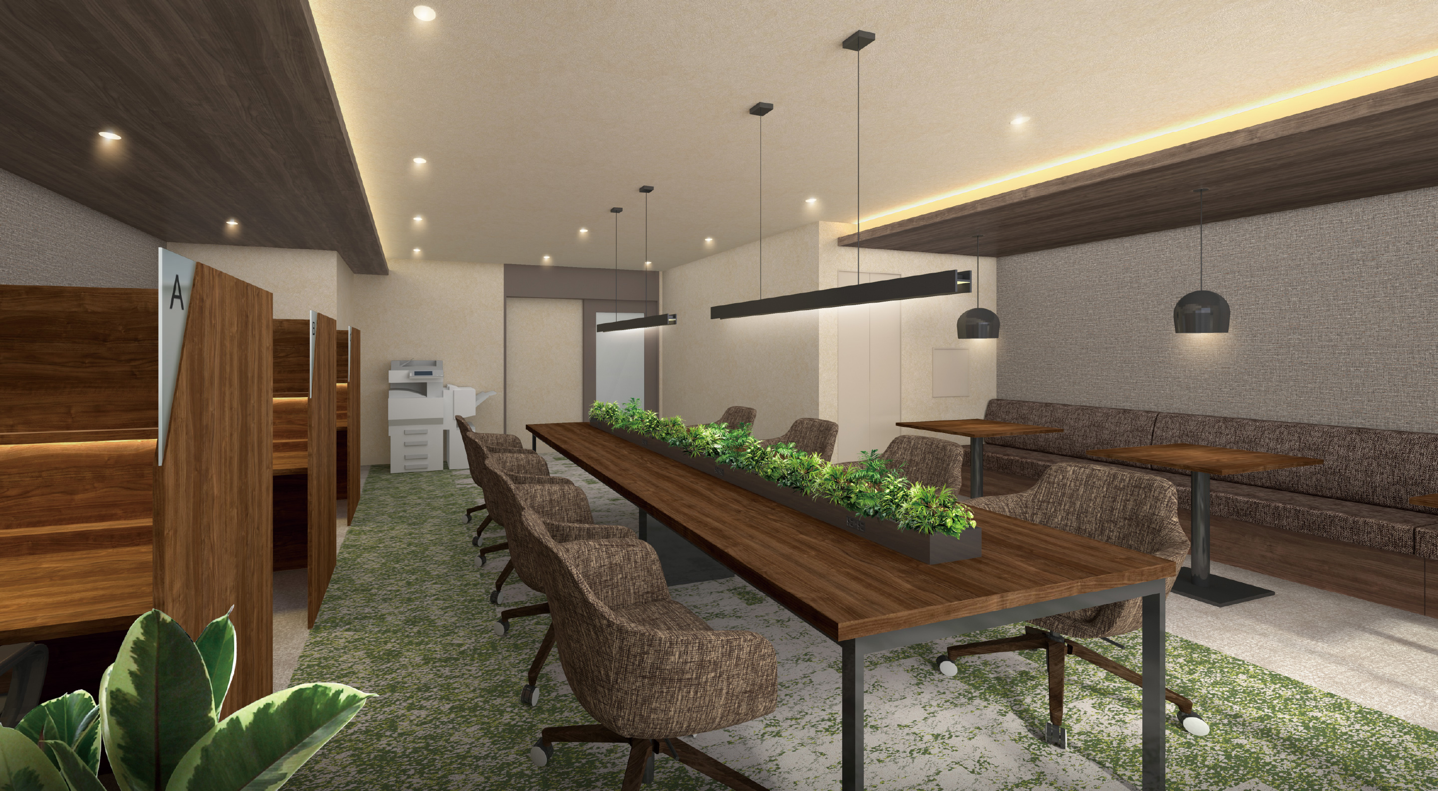 コワーキングスペース完成予想図